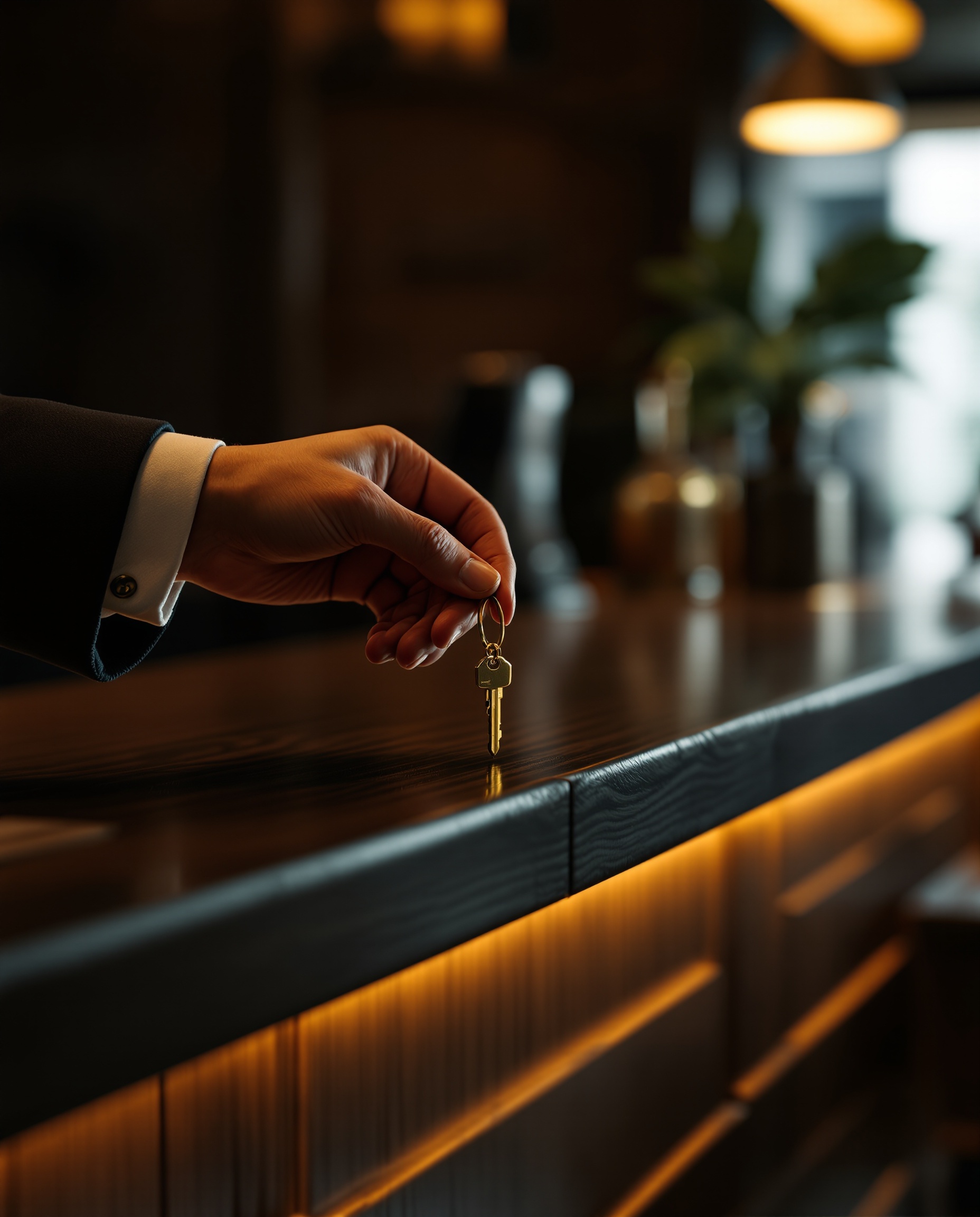 Detail of the reception moment